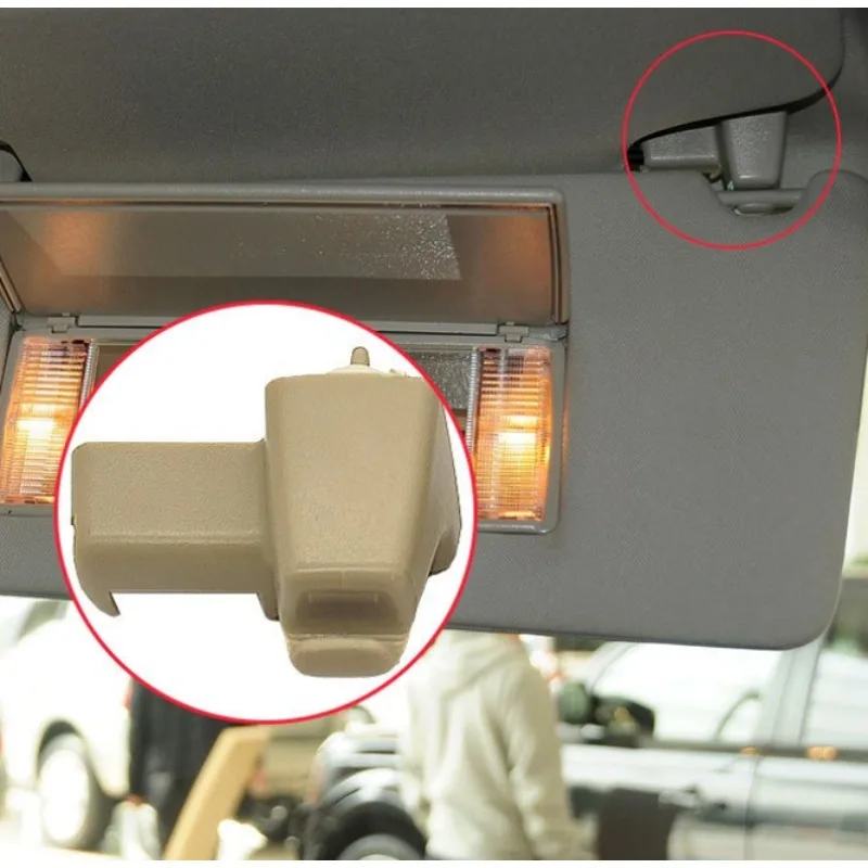 For Range Rover L322 2003-2012 EGP000040 EGP000050 Car Front Sun Visor Retainer Clip Clasp Accessory Replacement Beige Gray