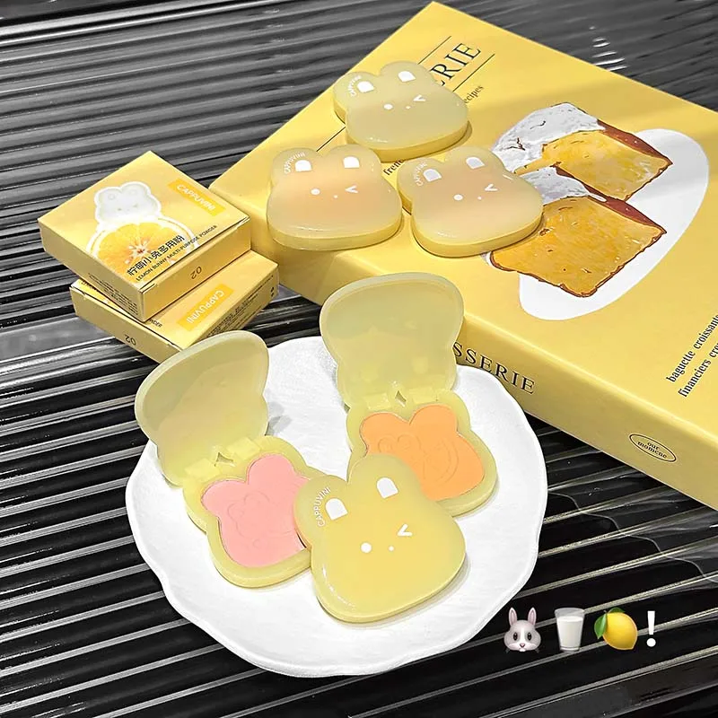 Fard per ombretti opachi monocolore in polvere multiuso Cute Bunny - Fard vitalità per il trucco facile da applicare