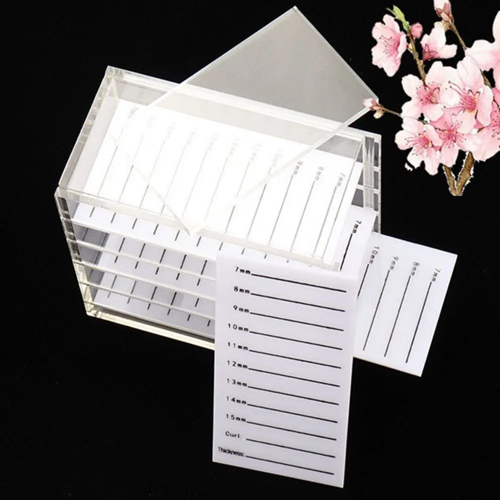 5 Layer Eyelash Extension Storage Box False Eyelashes Glue Pallet Holders Grafting Eyelashes Extension Display Stand Makeup Tool