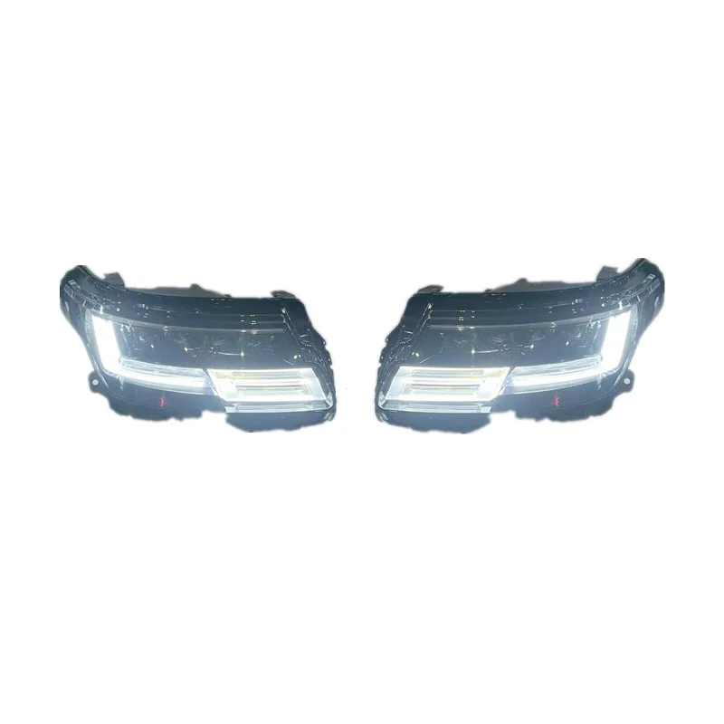 

Новейшая модель: Светодиодная фара с 4 линзами, передний блок освещения для Range Rover Vogue 2013-2022, Plug and Play, без фейслифтинга