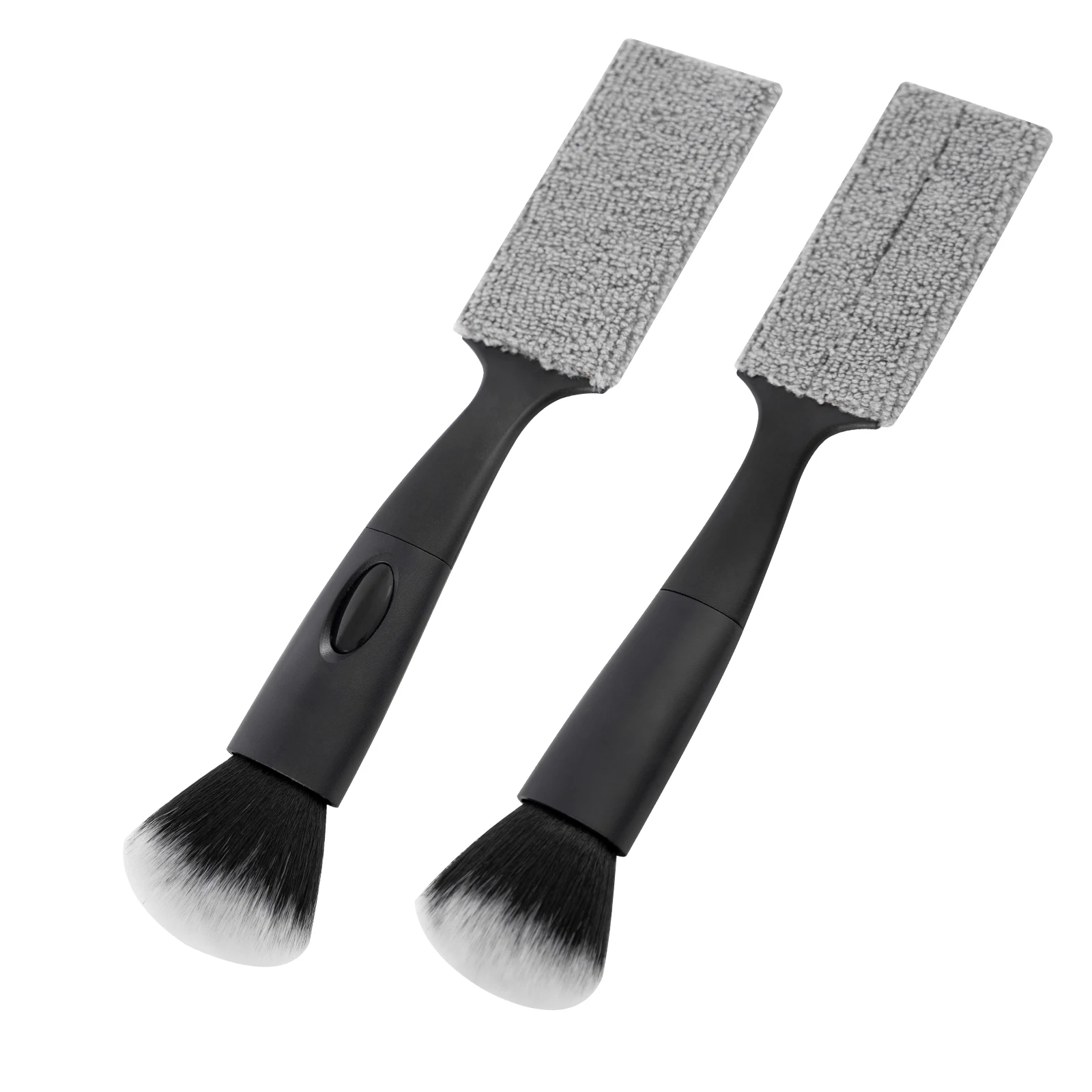 Double Sided Car Detailing Brush Soft Bristle Auto Interior Dust Cleaner Air Vent Dashboard Crevice Gap Cleaning Car Care Tool