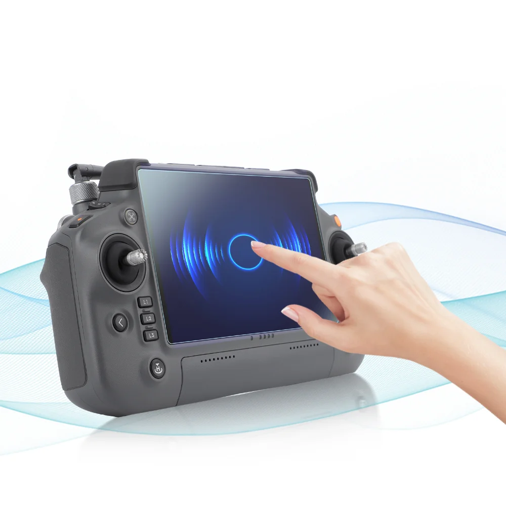 واقي شاشة من الزجاج المقسى لـ DJI RC Plus جهاز التحكم عن بعد T50 T25 T40 T20P M30 M30T ملحقات طائرة بدون طيار
