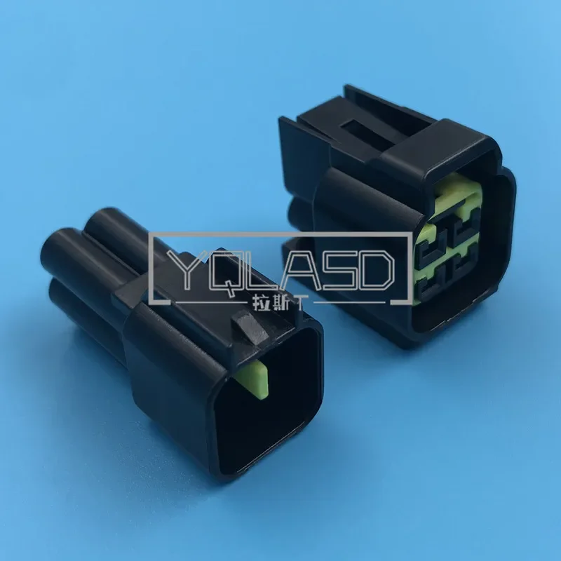 1 Set 4 Way 2.3 Series Cable Male Female Plug Automobile AC Assembly Waterproof Electric Plastic Housing Socket Car Accessories