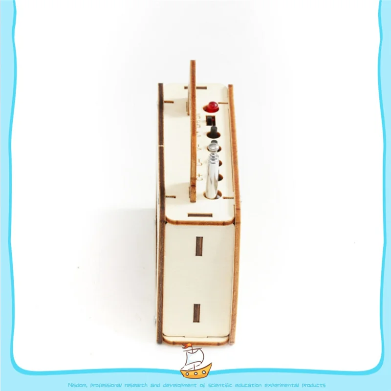 【Ceda de preço! !】DIY Kit de rádio FM Projeto científico de madeira Modelo Escola Educacional Diversão Projeto de física