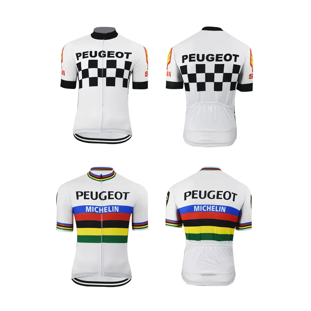 Retro Men\'s Summer Cycling Jersey Classic Bike Mountain Racing Bicycle Cycling Ciclismo Triathlon Bike Wear Clothing Mtb Jersey