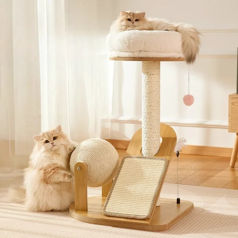 Cat scratching column is wear-resistant and cannot fall off. Cat toys and pet products