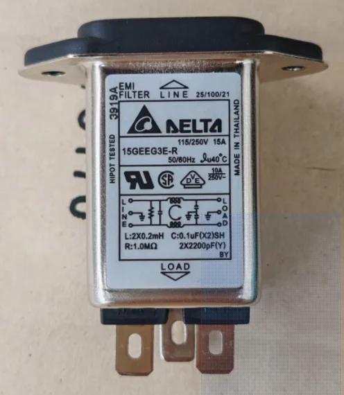 

1PCS/lot 15GEEG3E-R 15GEEG3E New Delta power filter socket