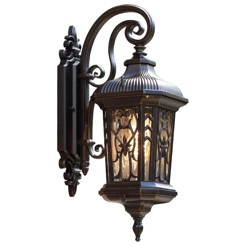 

European outdoor wall lamp waterproof garden lamp outdoor rural villa garden balcony gate wall corridor aisle lamp