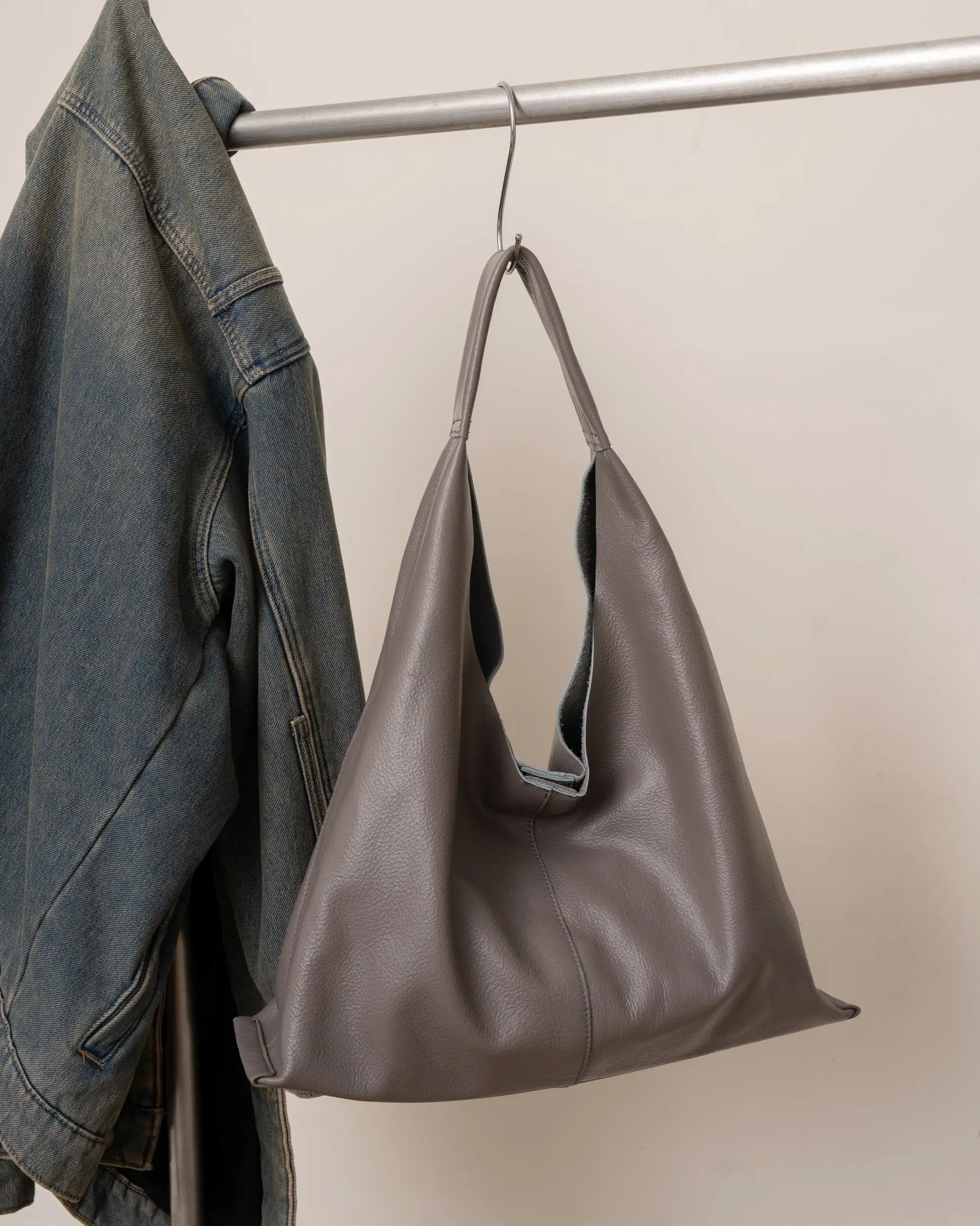 

Genuine Grade Soft Leather Women's Shoulder Crossbody Large Bags Luxury Designer Brand Ladeis Handbag for Woman Cowhide Tote New