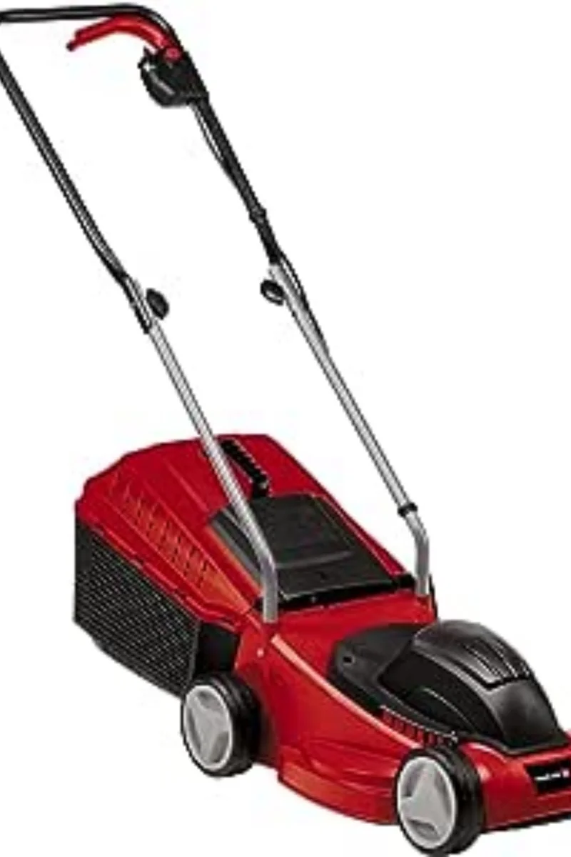 Single hell electric lawn mower GC-EM 1032 (1,000 W recommended for lawns up to 300 m², 3-stage single-wheel cutting height adjustable