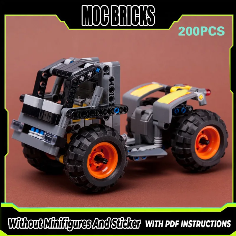

City Car Model MOC Building Bricks Heavy-Duty Freight Truck Modular Technology Gifts Holiday Assemble Children Toys Suit