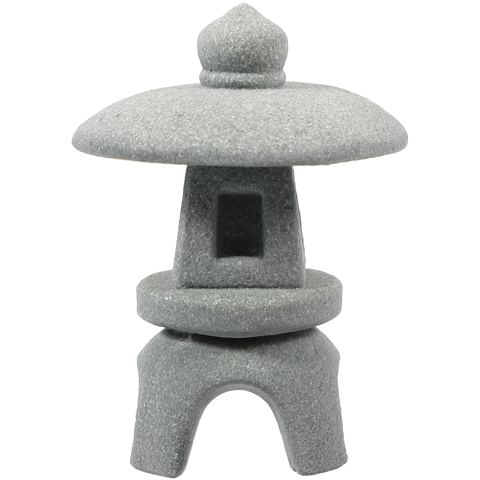 

Lantern Stone Statue Japanese Pagoda Model High Simulation Zen Garden Decoration Sandstone Fish Tank nament Mini Landscape