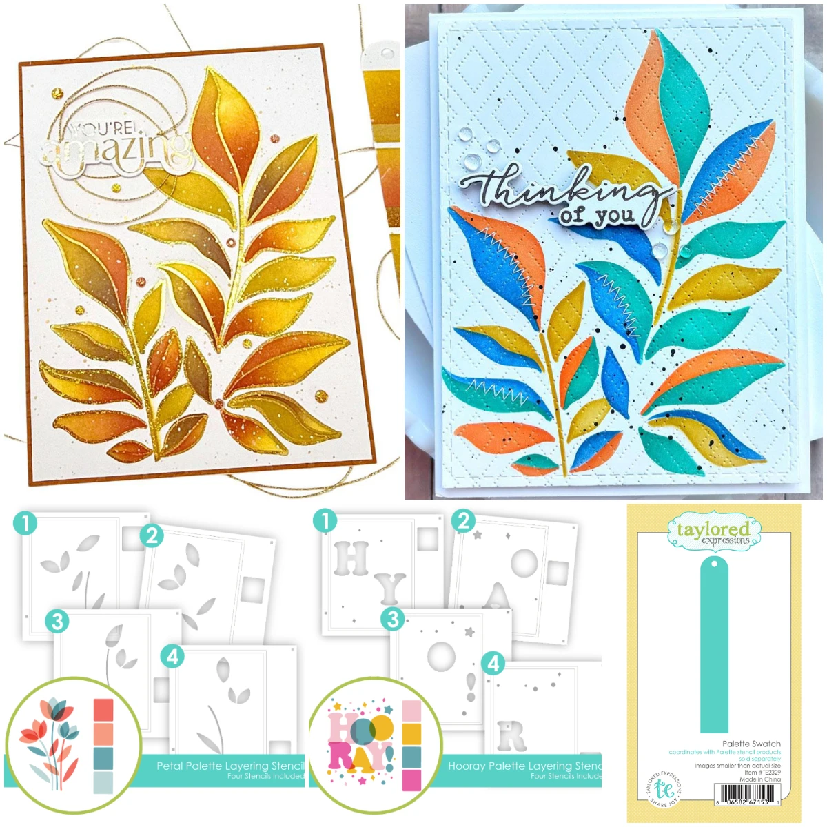 

Palette Swatch Hooray Palette Layering Metal Cutting Dies Stencils for DIY Scrapbooking Album Stamp Make Paper Card Embossing