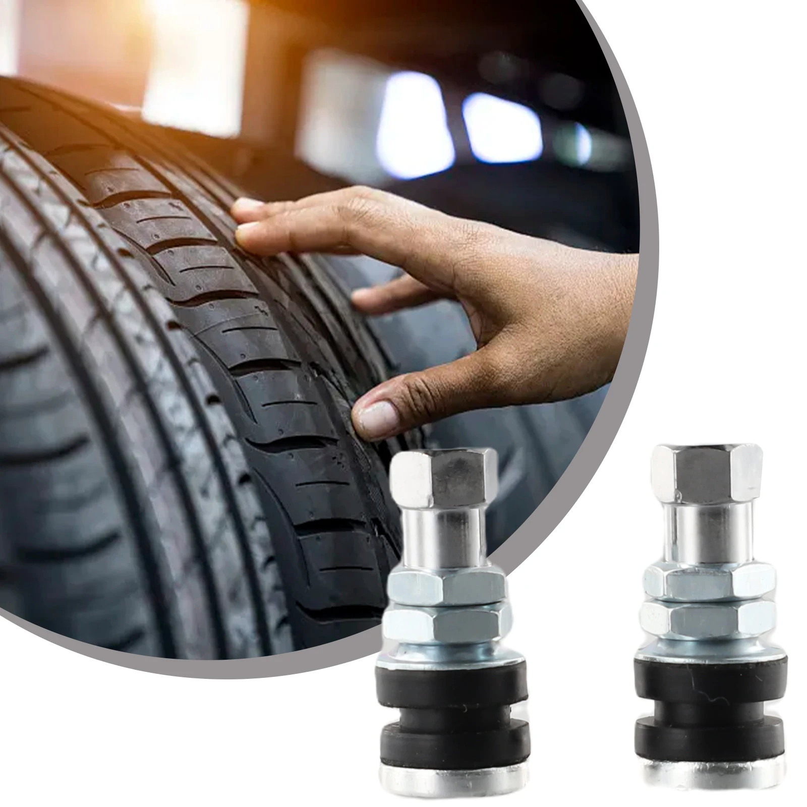 

Metal Car Tubeless 2pcs Car Tubeless Tire Valve Short Stems Valve Stems High Quality Hot Sale Newest Accessories