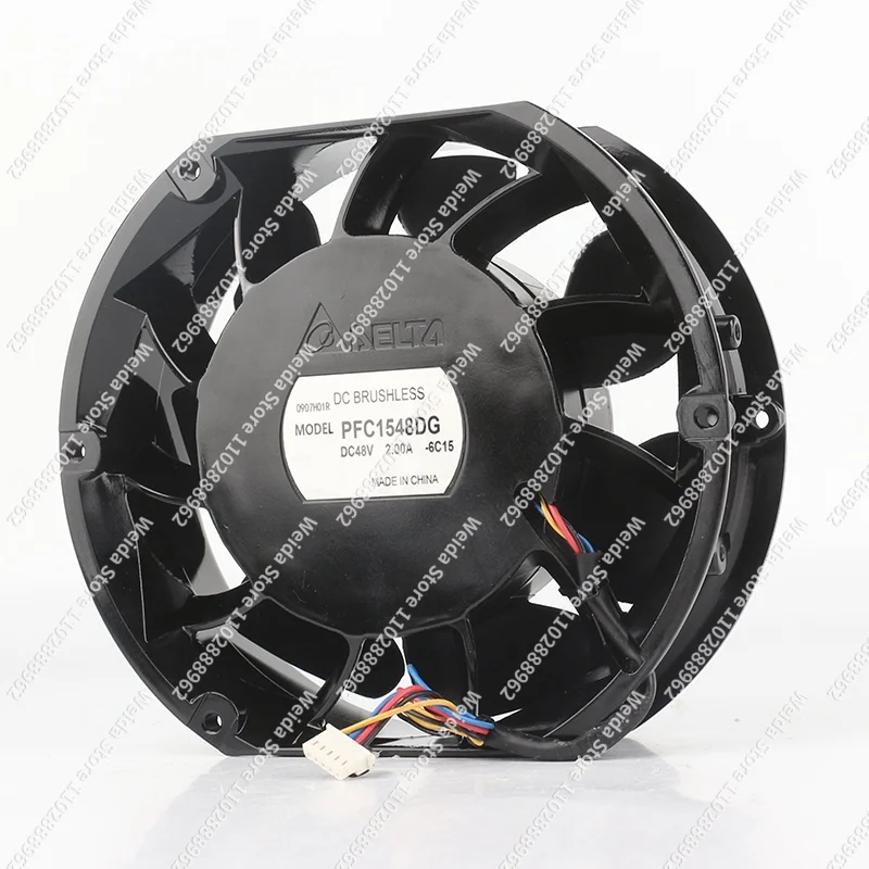 Original Delta 5V 12V 24V AC EC 170X150X50MM 17050 17CM High air pressure Server Ball bearing PFC1548DG cooling fan DC 48V 2.00A