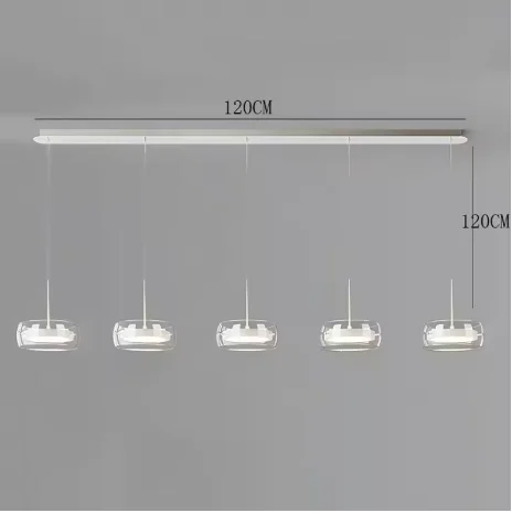 Moderne minimalistische stijl LED hangende kroonluchter voor restauranttafels, café hanglamp, interieur voor thuisverlichting