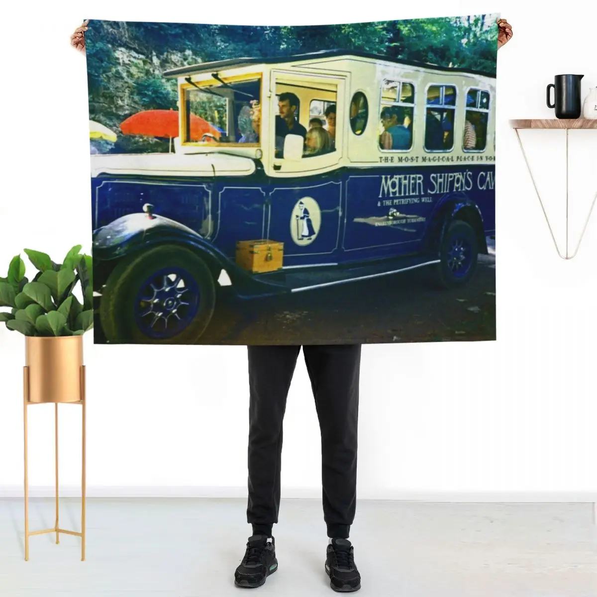 

Charabanc Throw Blanket Men's Soft Warm Throw Blanket for Couch