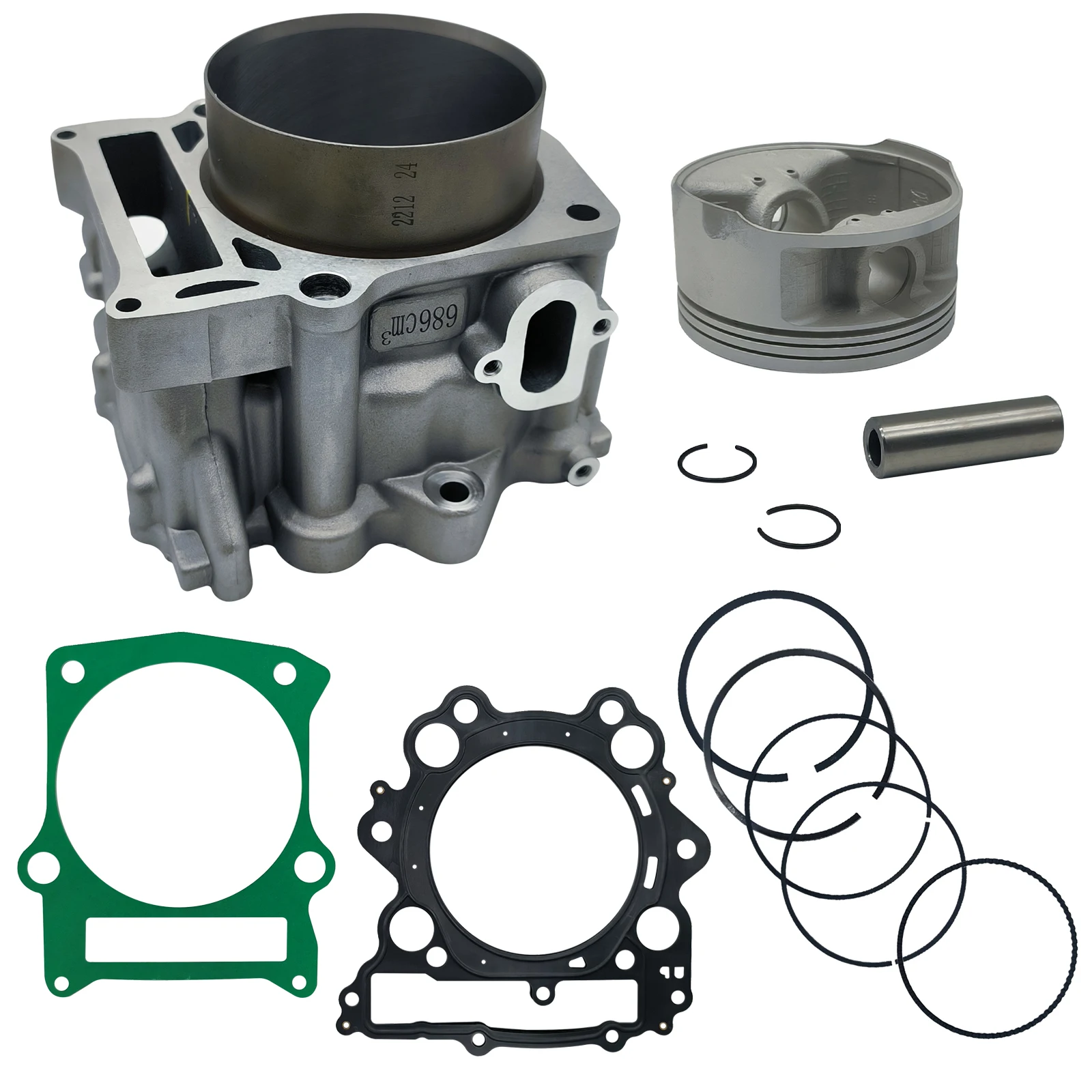 Cylinder Repair Kit For Hisun 700 COLEMAN QLINK MASSIMO BENNCHE OEM 12100-007-0100 12100-F39-0100 KQ-126 ATV UTV Spare Parts