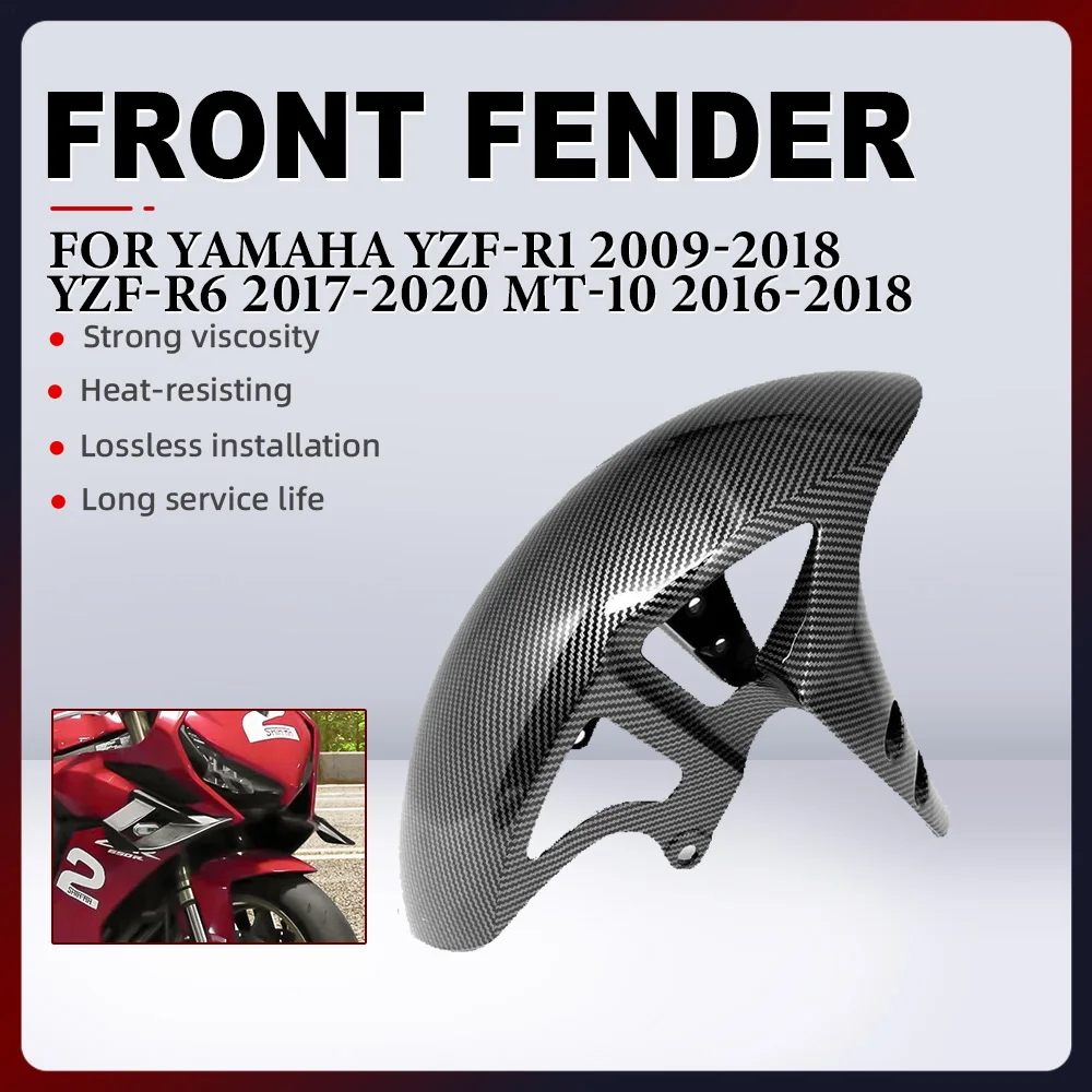 

For Yamaha MT-10 2016-2018 YZF-R6 YZFR6 YZF-R6 2017-2020 YZF-R1 YZFR1 2009-2018 Motorcycle Front Fender Splash Guard Mudguard