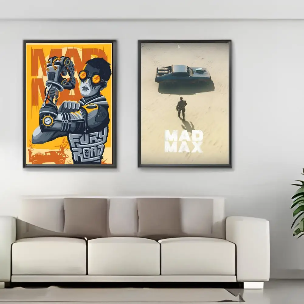 ملصق كرتوني Mad Max-M حديث مقاوم للماء عالي الدقة ملصق فني جداري ذاتي اللصق ديكور جمالي للمنزل
