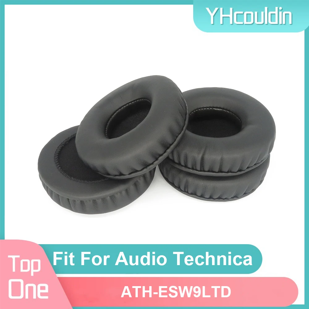 Earpads para o fone de ouvido de áudio technica ATH-ESW9LTD almofadas de espuma almofadas macias do plutônio preto