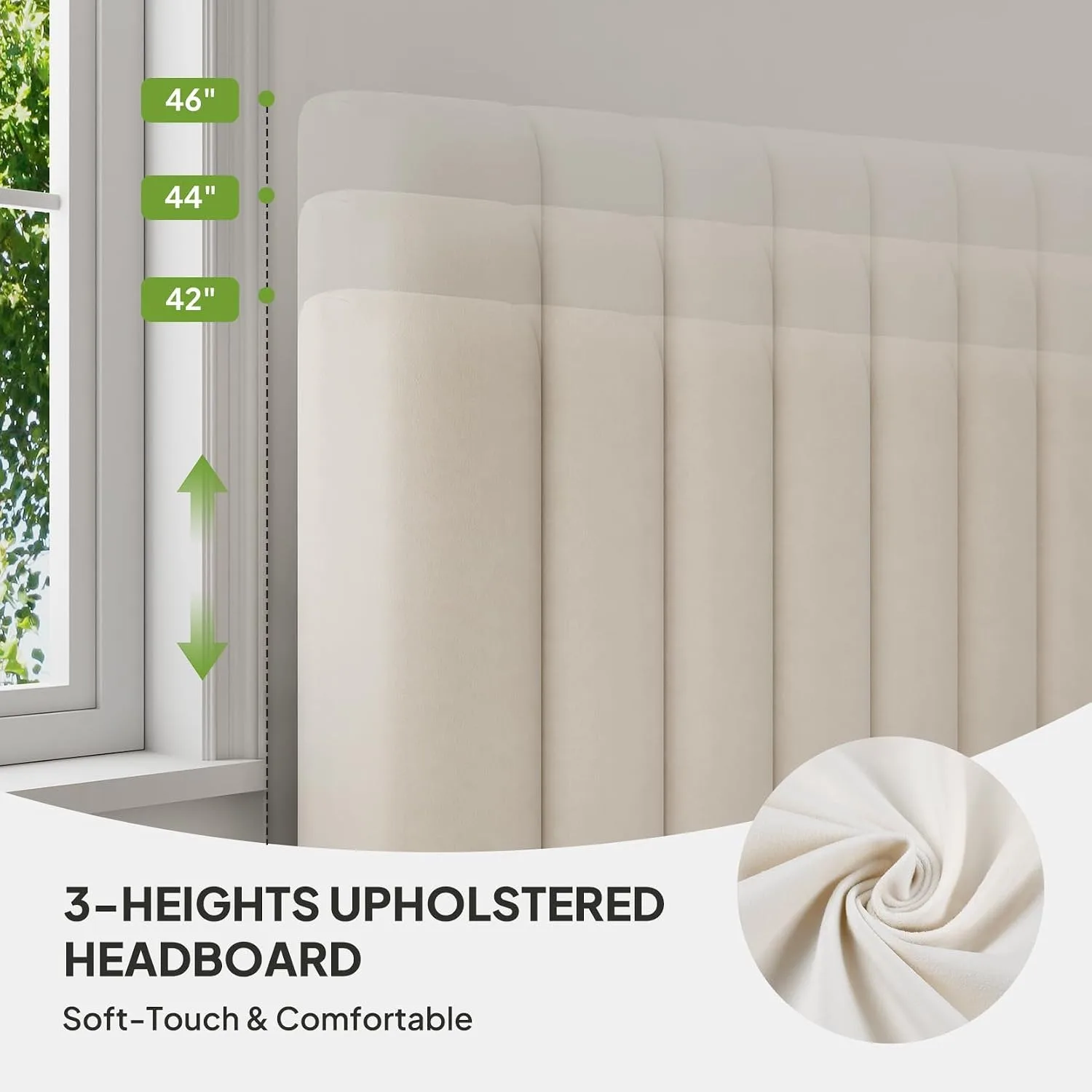 Thumbnail 4 - #4 Cheapest Upholstered Headboards Deals You Can Get