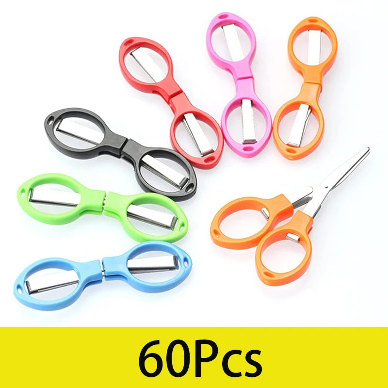 60pcs-stainless-steel-scissors-anti-rust-folding-scissors-glasses-shaped-mini-shear-for-home-and-travel-use