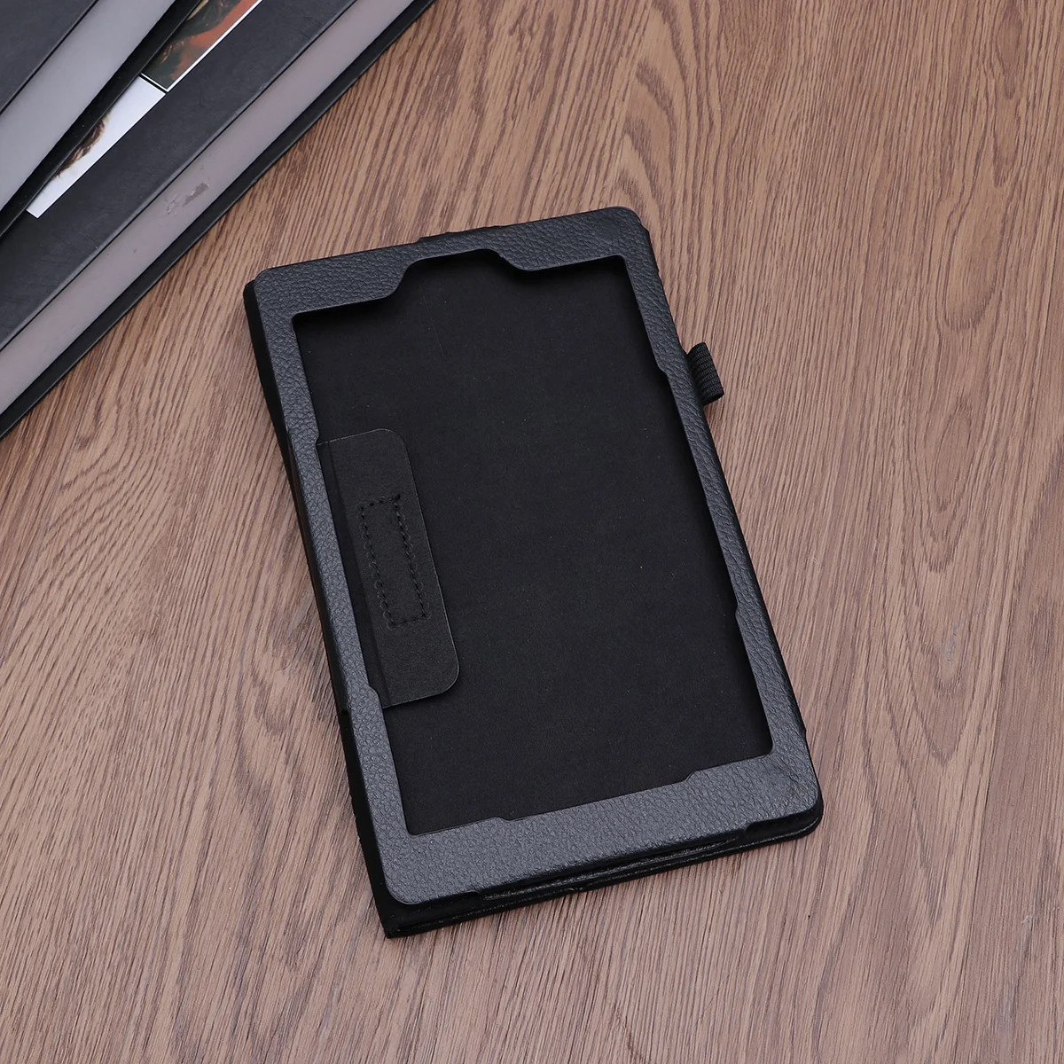 

Angoily PU Stand Case for Fire 8 2017 8 Inch Gen Folding Tablet Cover Black