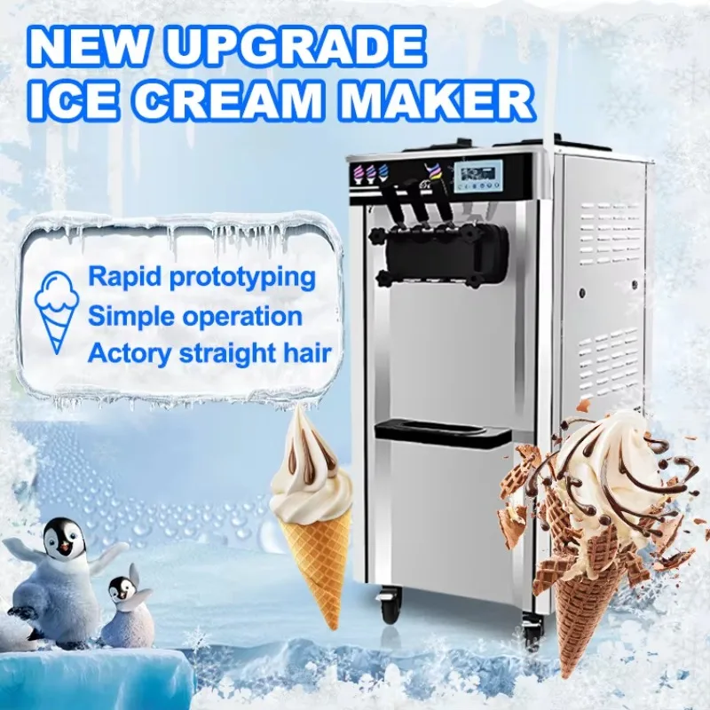 

Promotion Soft Ice Cream Machine Commercial Softy Ice Cream Machine