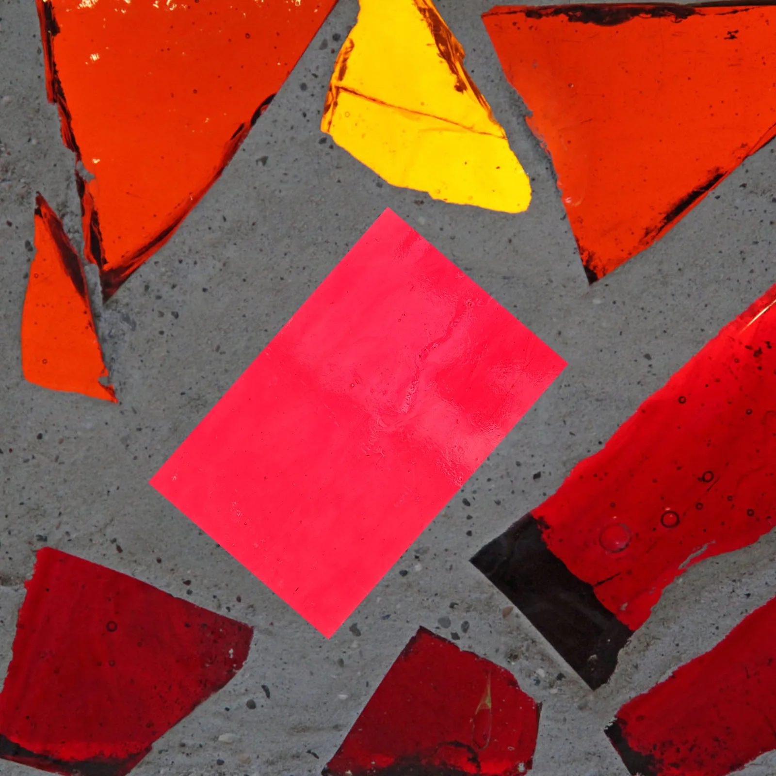 

4Pcs Glass Mosaic Tiles Durable Lightweight Decorative Pieces for DIY Crafts Home Decor Flowerpots Picture Frames