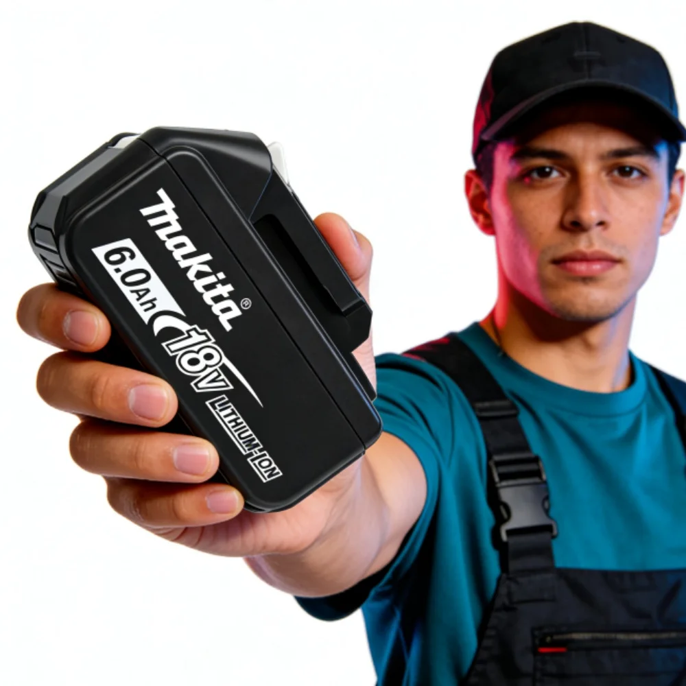 

Makita Original 18V 6.0Ah Rechargeable Battery High-Quality Compatible with BL1830 BL1830B BL1840 BL1840B BL1850 Power Tools