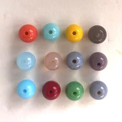 매끄러운 표면의 8mm 광택 크리스탈 유리 루즈 스페이서 비즈 도매 90개/세트, 쥬얼리 제작 DIY 공예 재료