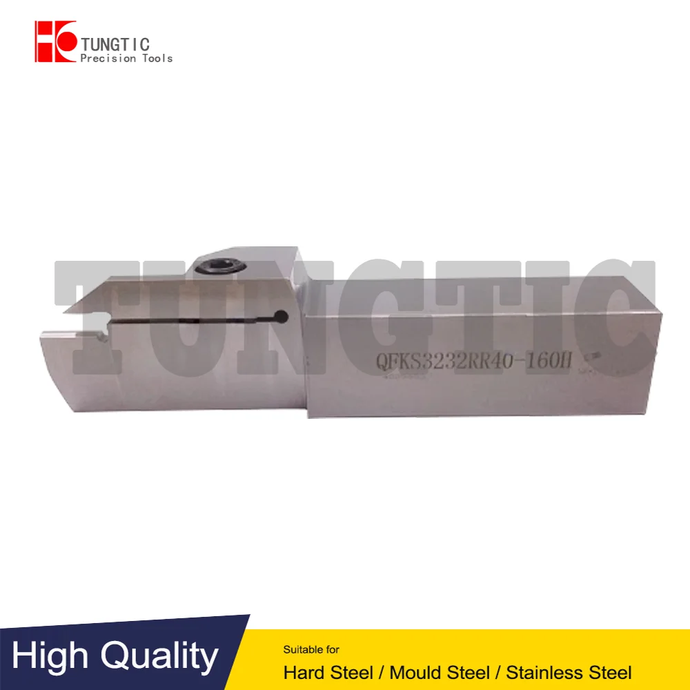 

QFKS3232RR40-160H 1 шт. ZCC CNC держатели инструмента для торцевой отрезки, проточки канавок и токарной обработки
