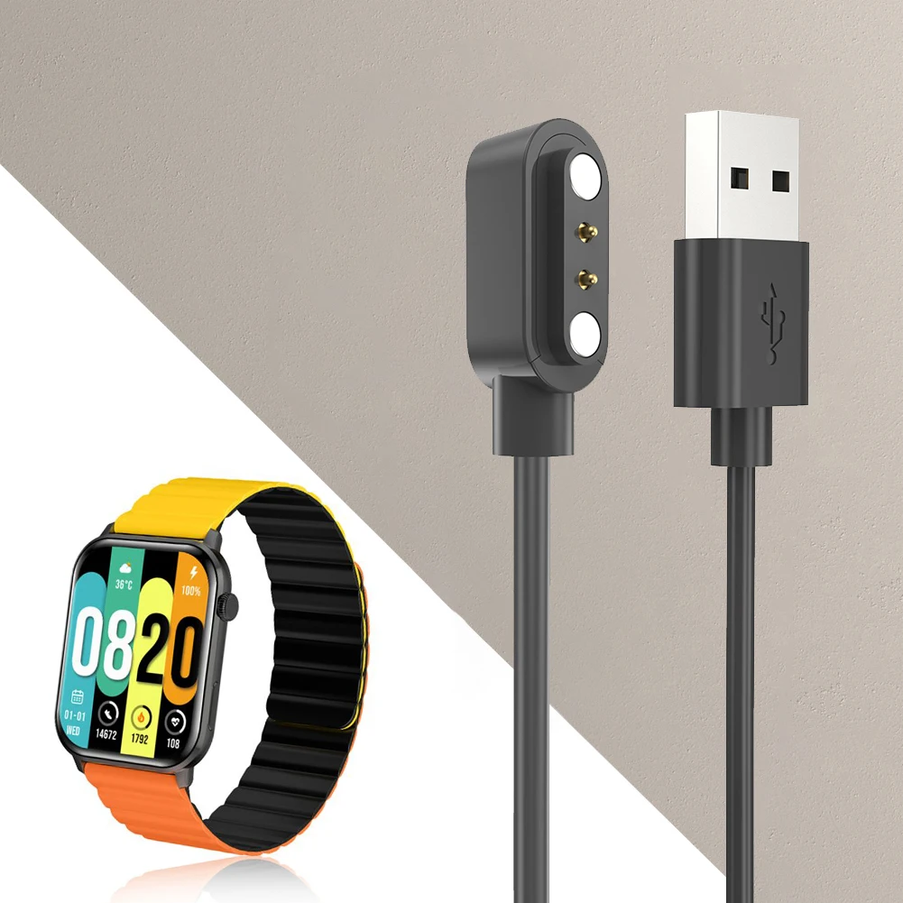 Adaptador de cargador de reloj magnético, repuesto de cable de carga USB para reloj inteligente Kieslect Ks