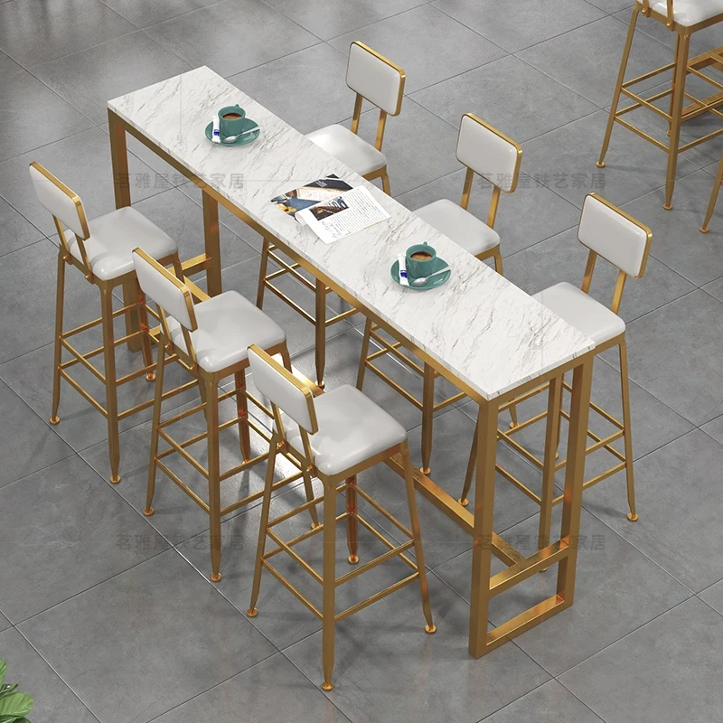 

Marble Liquor Bar Table Designer Home High Wine Restaurant Drinks Counter Coffee Kitchen Outdoor Mesa Comedor Bar Furniture