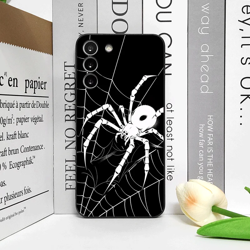 Fashion Cool Black Spider Web Printed Phone Case for Honor Huawei 200 LITE 100 400 PRO 90 80 Lite Magic 8 7 6 5 Pro Soft Covers view 4