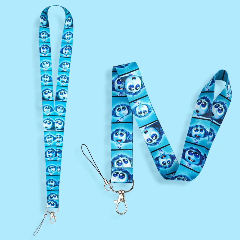 

Disney Inside Out 2 Lanyards for Key Neck Strap Lanyard Card ID Holder Key Chain Key Holder Hang Rope Keyrings Accessories Gifts