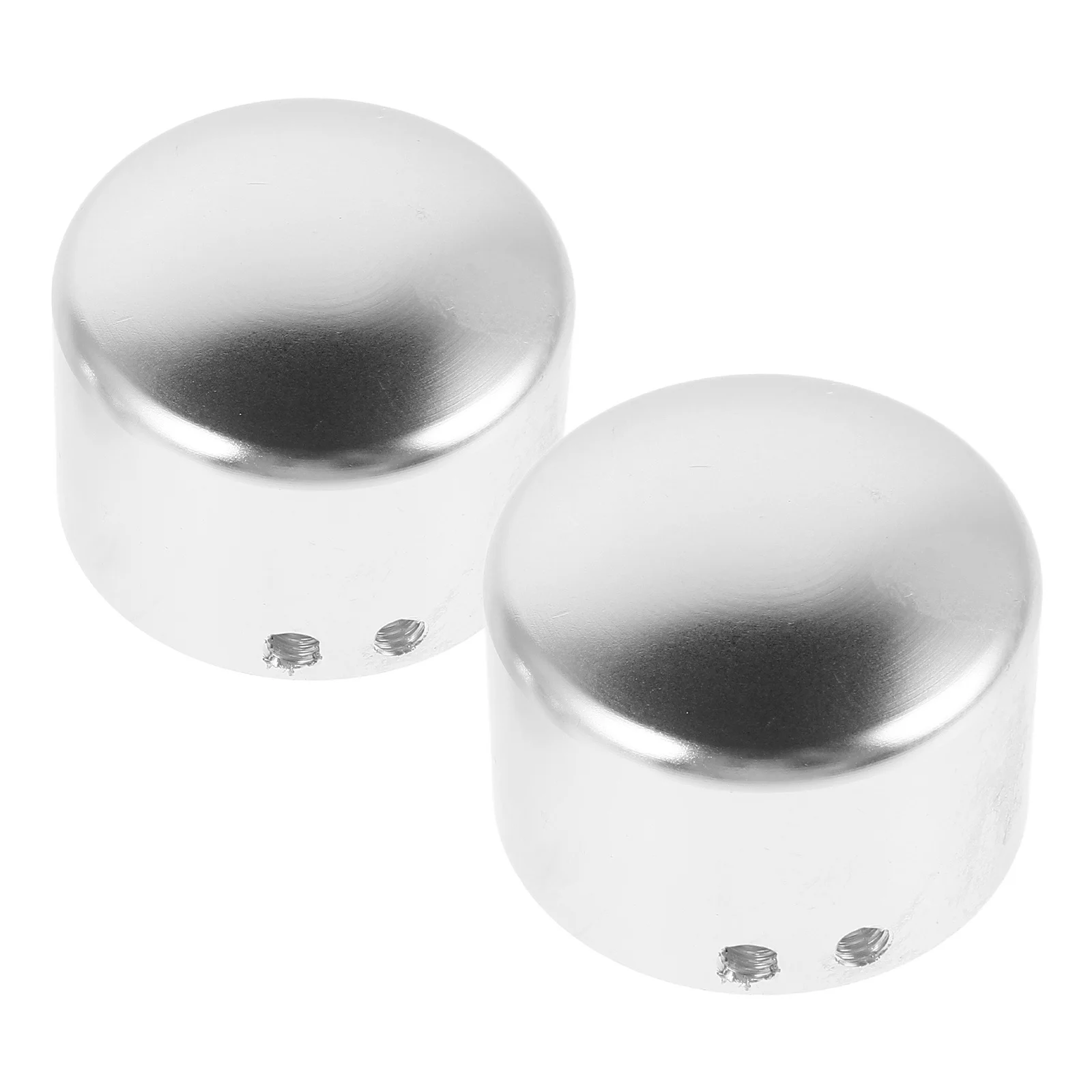 

2pcs Aluminum Front Axle Wheel Hub Cover Decorative Axle Cap Stain Mud Protection Durable Rustproof Easy Install Compatible With