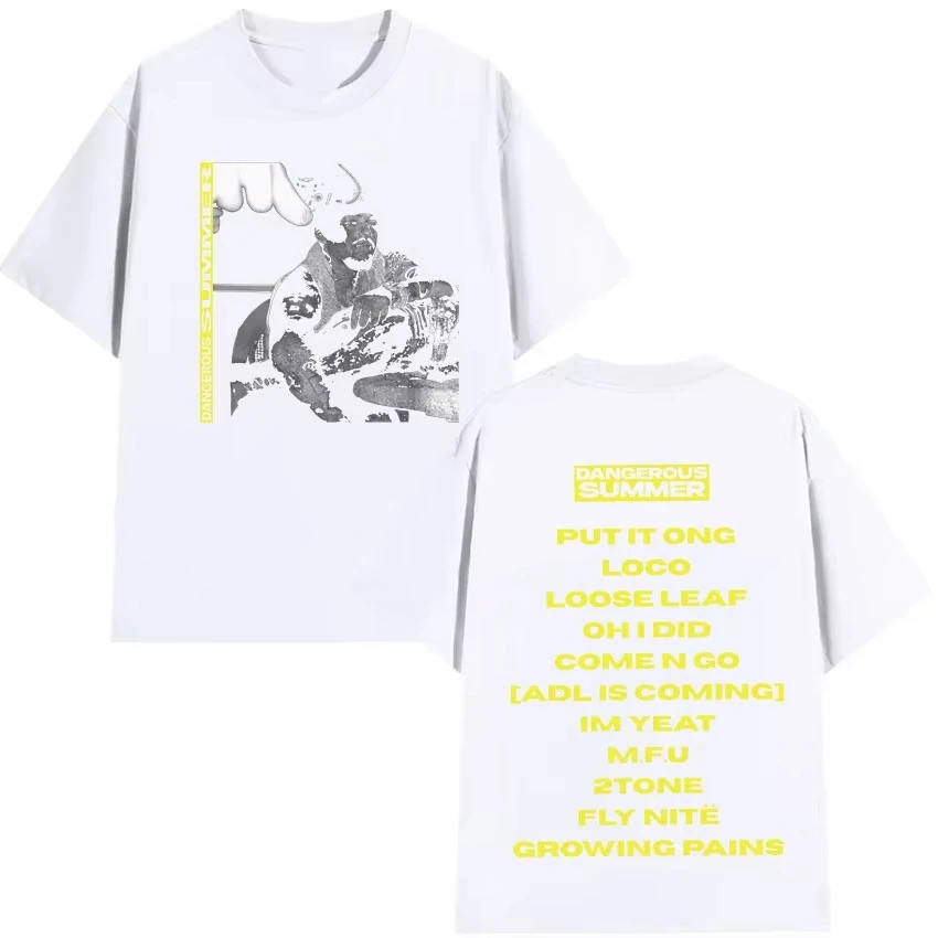 الخطير الصيف نيت الجرافيك طاقم الرقبة تي شيرت مطبوع الرجال القوطية خمر القطن قصير الأكمام الصيف عادية المتضخم Y2KT-قميص