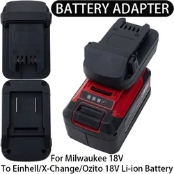 Battery Adapter/Converter for Milwaukee 18V Li-ion tool to Einhell/X-Change/Ozito 18V Li-ion Battery Adapter Tool Accessory