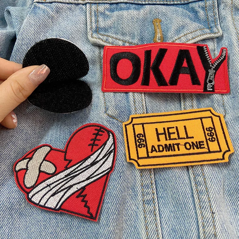 Prajna-Bordado Ferro em Patches para Vestuário, Legal Alienígena, UFO, Patch Espacial, Roupas Adesivos, DIY