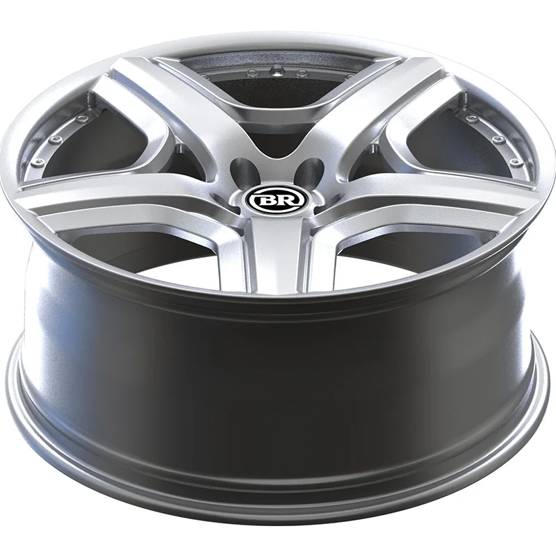 Borui Customized 2-Piece Forged Aluminum Alloy Racing Car Wheel Rims 18-22 Inch 5x114.3 Fit For Bentley Flying Spur For Bentayga