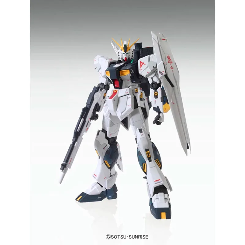 Bandai-figuras de acción de Gundam, modelo MG 1/100 RX-93 VGundam VER.KA Nu, modelo de ensamblaje ABS, Robot Mecha, juguetes, regalo de cumpleaños, 23CM