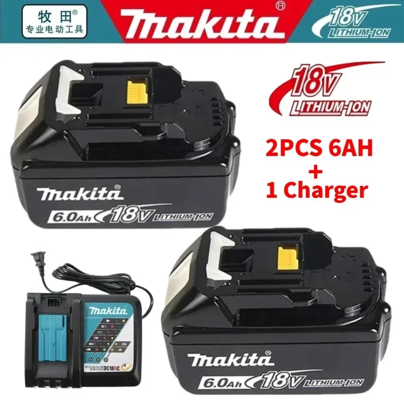 

DHL Ship BL1850 for makita 18v 6ah original battery bl1830 bl1860 bl1850B tool batteries for Makita 18 Volt wireless grinder