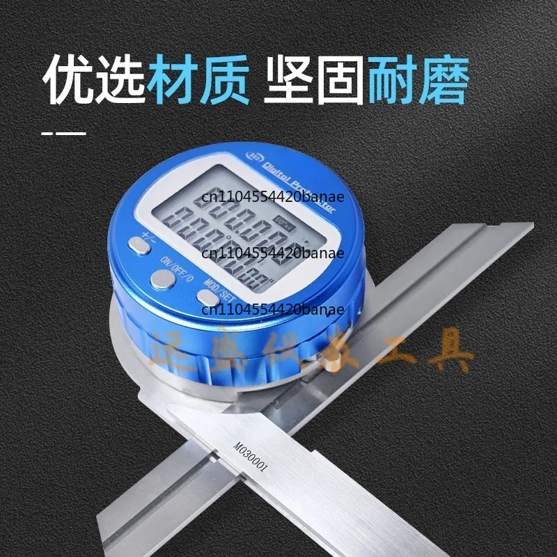Electronic digital display universal angle ruler 0-360 degrees, angle measurement multi-function universal protractor/spot