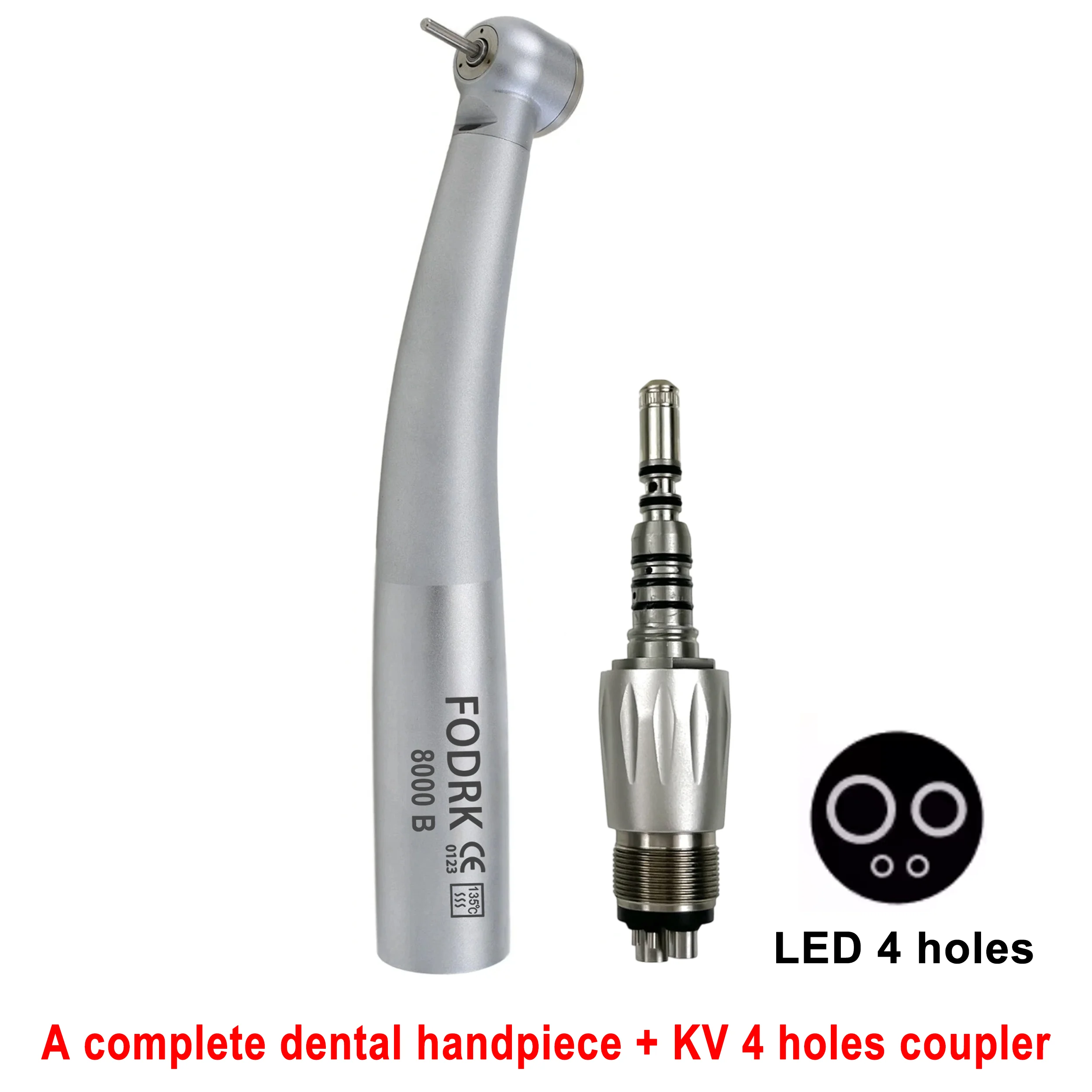KAVO Type Tandheelkundige Glasvezel LED Turbine Snelkoppeling 8000B Hoge Snelheid Handstuk Air Turbine Kavo Type Handstuk Tandarts Tool