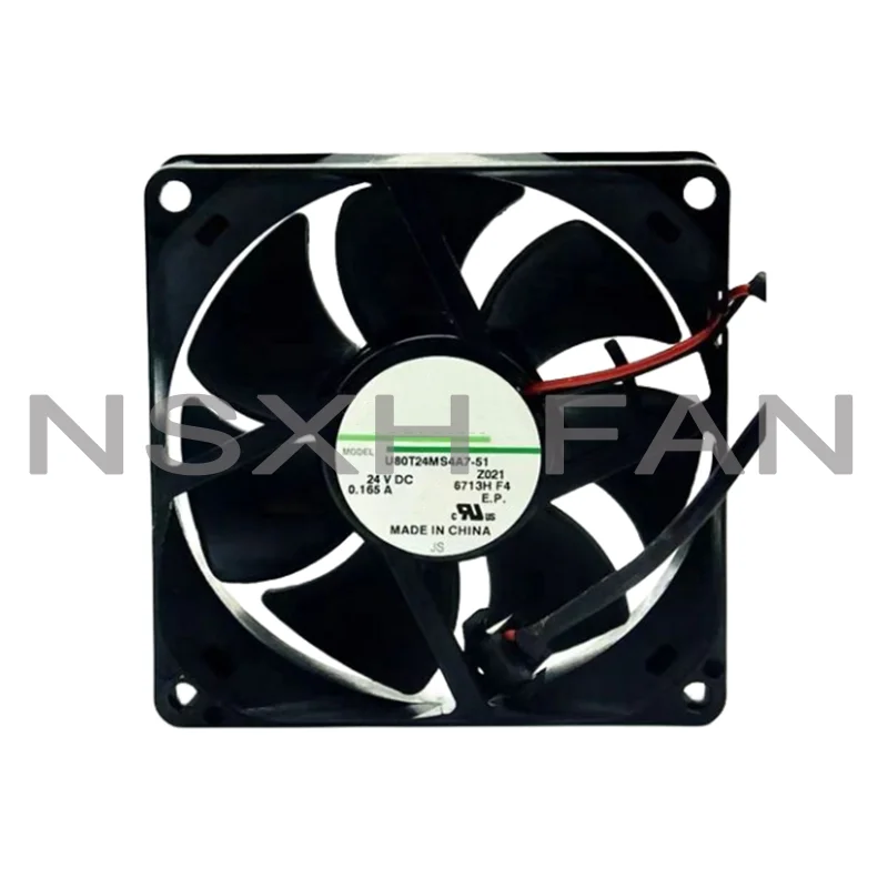 U60T24MS7A7-53J103 24V 0.13A 60x60x25mm ventola di raffreddamento del Server a 3 fili