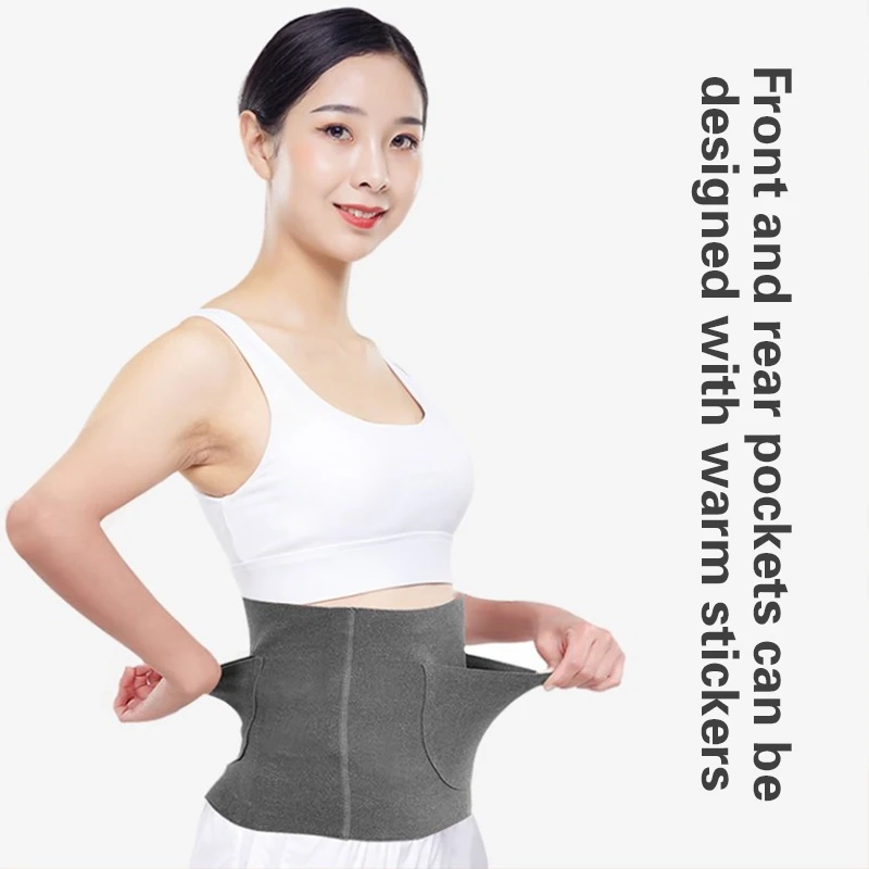 Self-Heating High Quality With Pockets Warm Waistband Elasticity Waist Support Belt Lower Back Lumbar Back Brace