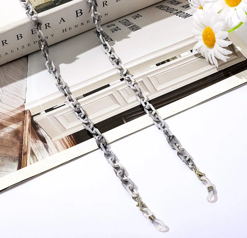 Neue Gesichtsmaske Ketten Acryl Gläser Kette Halter Lanyard Hängen Lesen Brillen Maske Frauen Männer Hals Ketten Halter Seil Strap – Detail 6