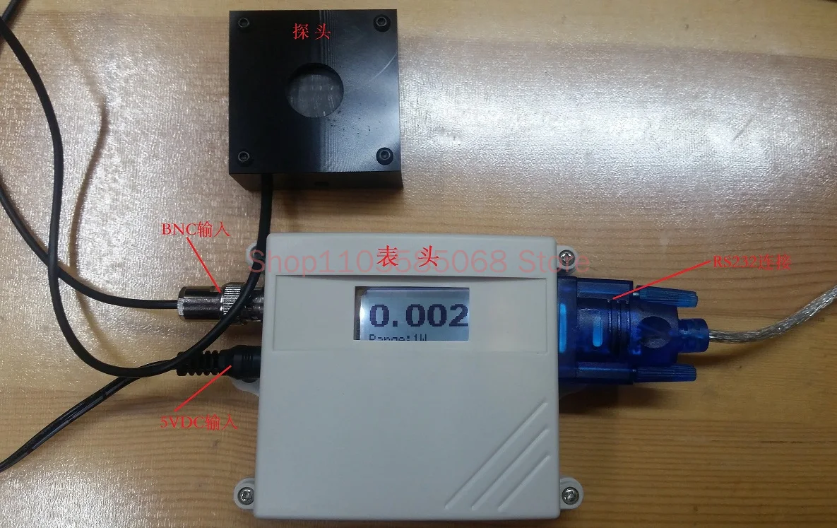 

Laser Power Meter Thermoelectric Type 1mW-6W Range Response Speed Fast OEM Version Pure RS232 Control